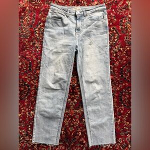 Oat New York Blue Straight Leg Jeans Classic Style